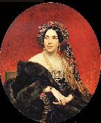 Karl Briullov Portrait of princess Mariya Volkonskaya oil painting reproduction